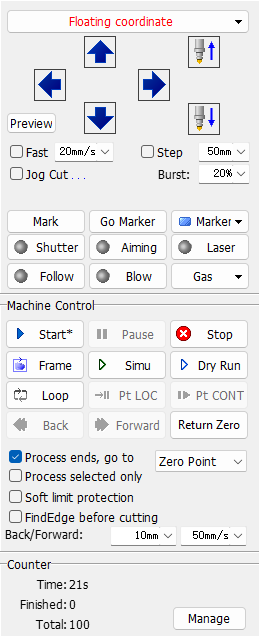 CypCut Kontrol Paneli (Control Panel) Rehberi: Lazer Makinesini Manuel ve Otomatik Yönetmek